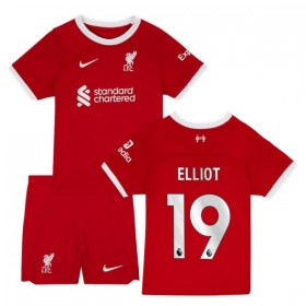 Goedkope Liverpool 2023-24 Elliot 19 Kids Thuistenue